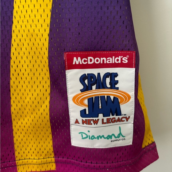 Diamond Supply Co x Space Jam x McDonalds collectible promo jersey -sz L - BNWT - Picture 4 of 6